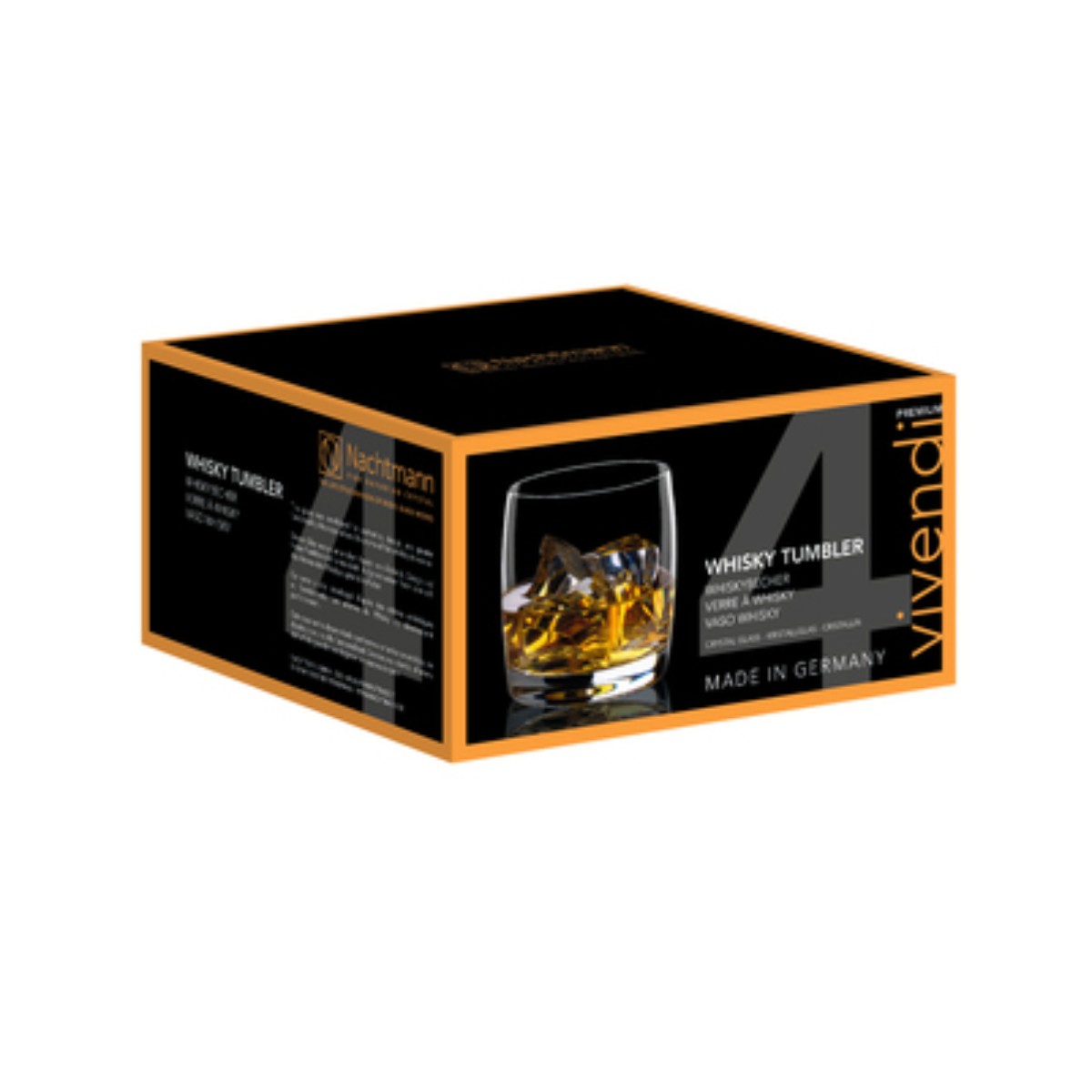 Vivendi Whiskey Tumbler Set of 4 image number null